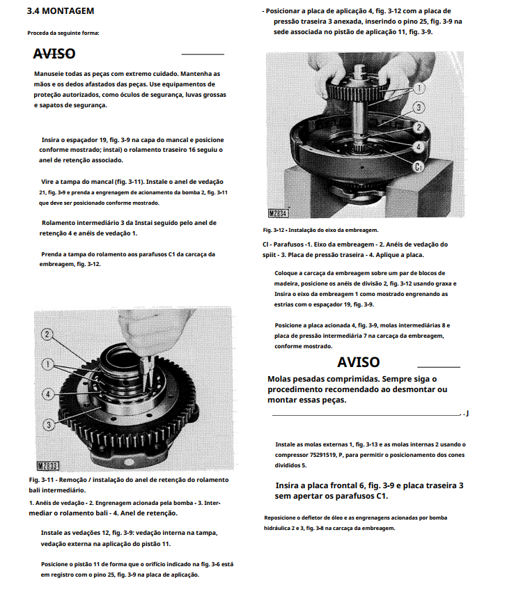 Manual De Serviço FIATALLIS FD9 - Trator De Esteira Português