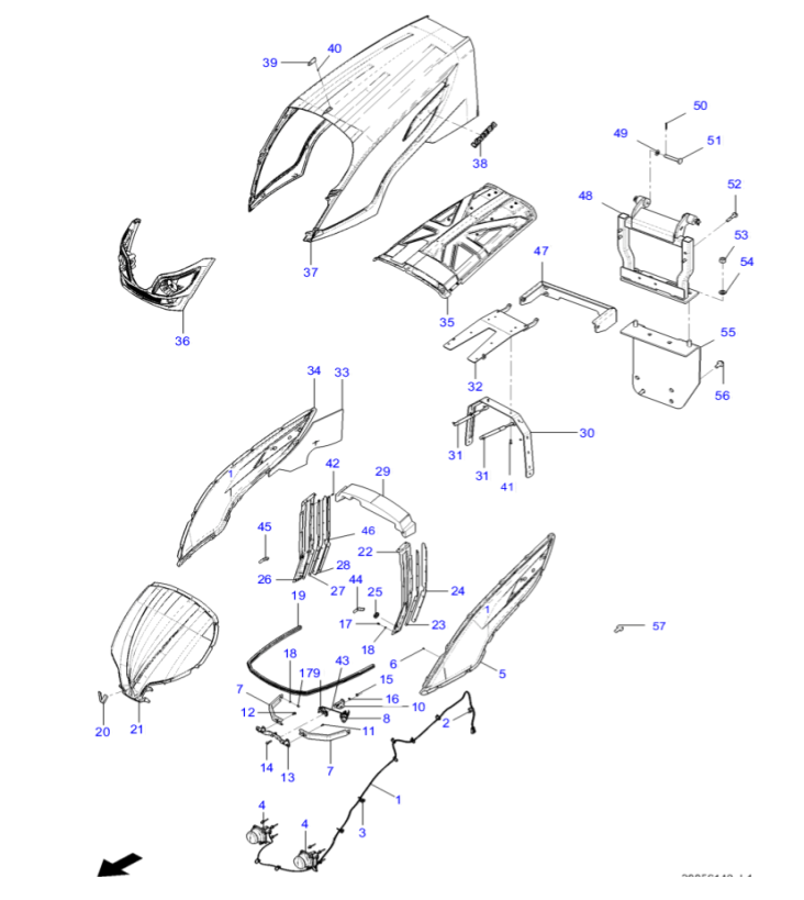 Catalogo de pecas trator A144 Valtra Em PDF Completo