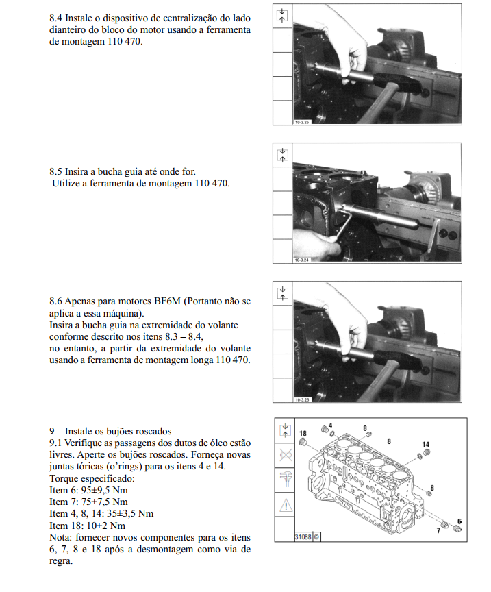 MANUAL DE SERVIÇOS DE OFICINA PDF RETROESCAVADEIRAS XC870BR XC870BR-I - XCMG