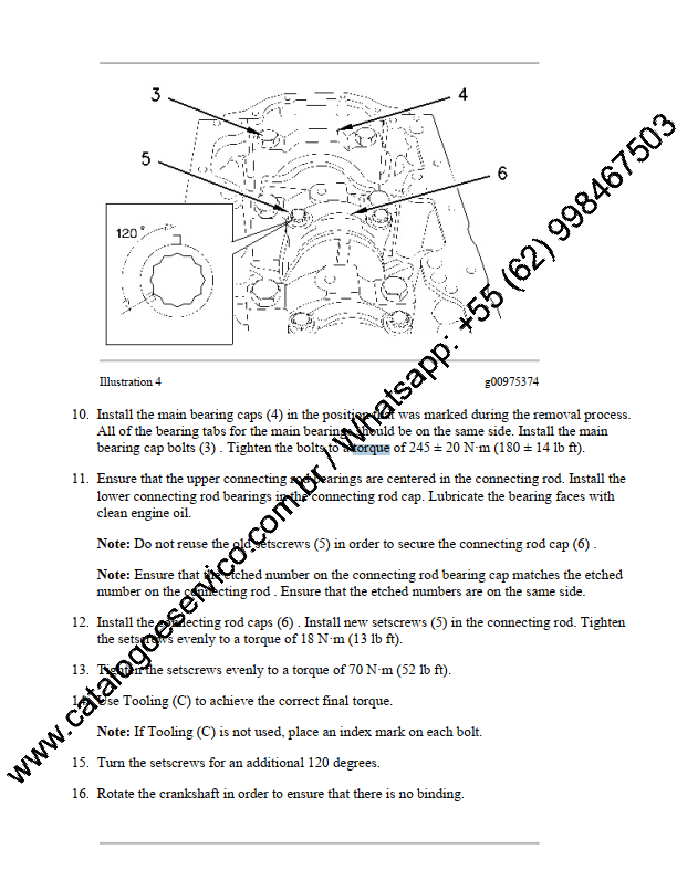 Manual de Serviço CATERPILLAR - 416D - Retroescavadeira - ( Inglês )