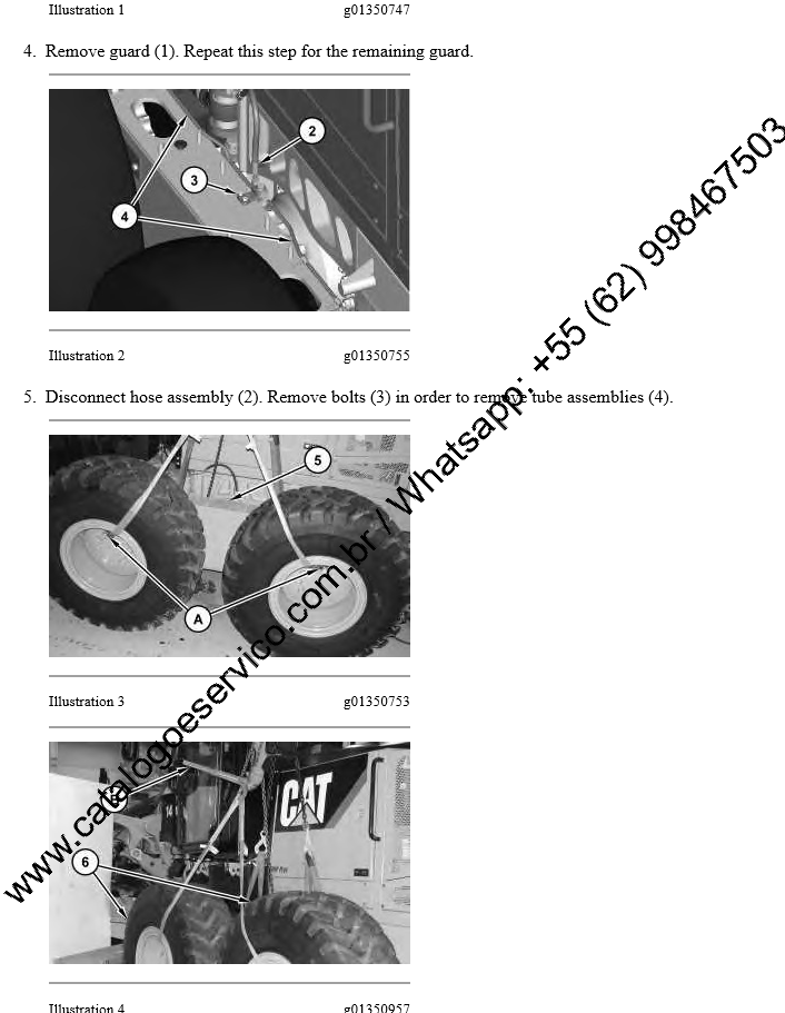 Manual de Serviço Caterpillar - 14M - Motoniveladora (Inglês) PDF