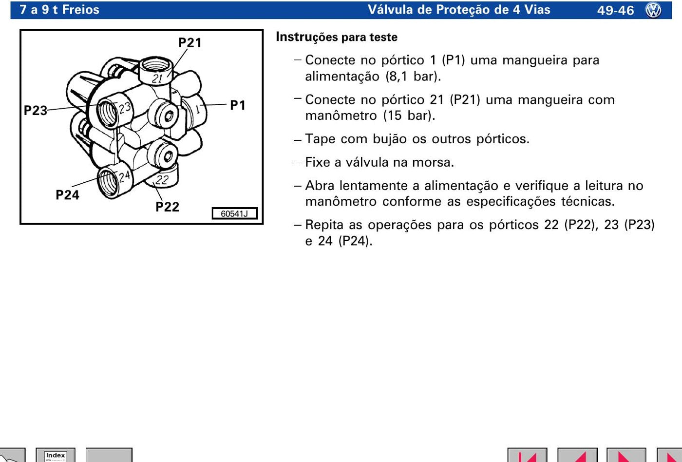 Sistema de Freios Mercedes-Benz Caminhões e Ônibus 7 a 9 t — Manual de freios 7-9t que ensina testar cada - diagrama 2