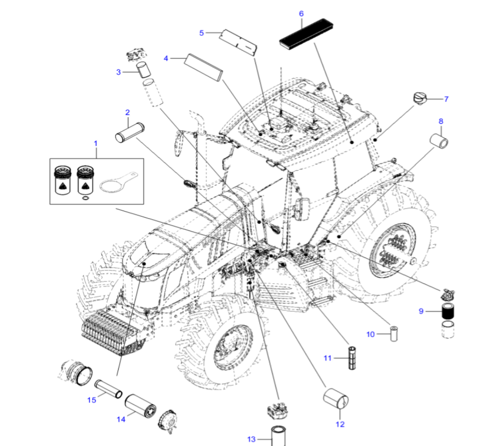 Catalogo de pecas MF7316 Trator Massey Ferguson em PDF