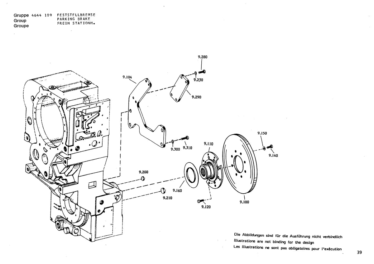 Zf Transmissão 6WG200 — transmissão, vista explodida 3