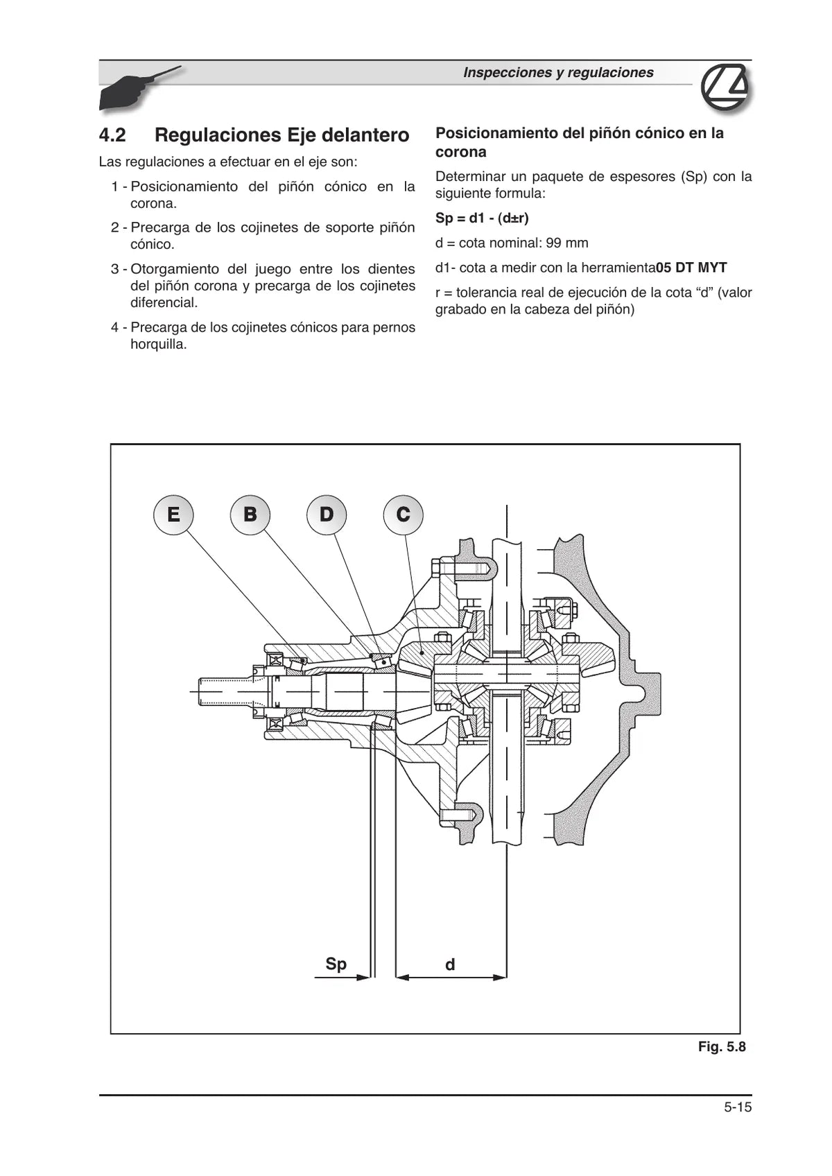 Agrale Trator · 95, 105, 90, 100 Globalfarm — máquina, figura técnica 1