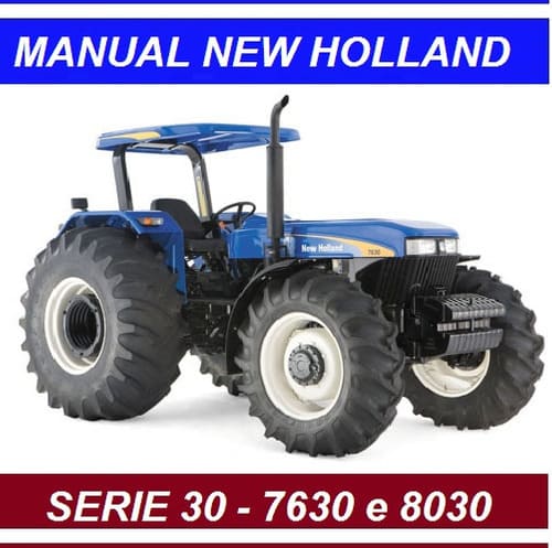 Manual New Holland 7630 8030 (Série 30) - Trator