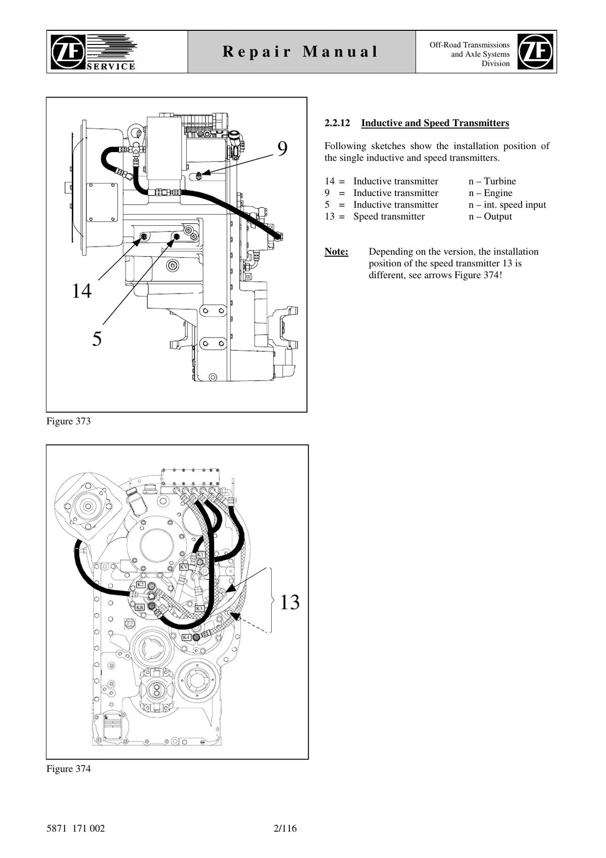 ZF 4WG-260 — transmissão, figura técnica 4