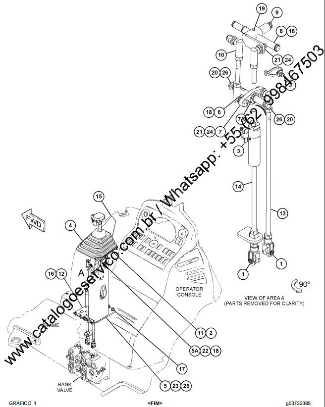Catálogo De Peças Caterpillar 416f2 Retroescavadeira Articul