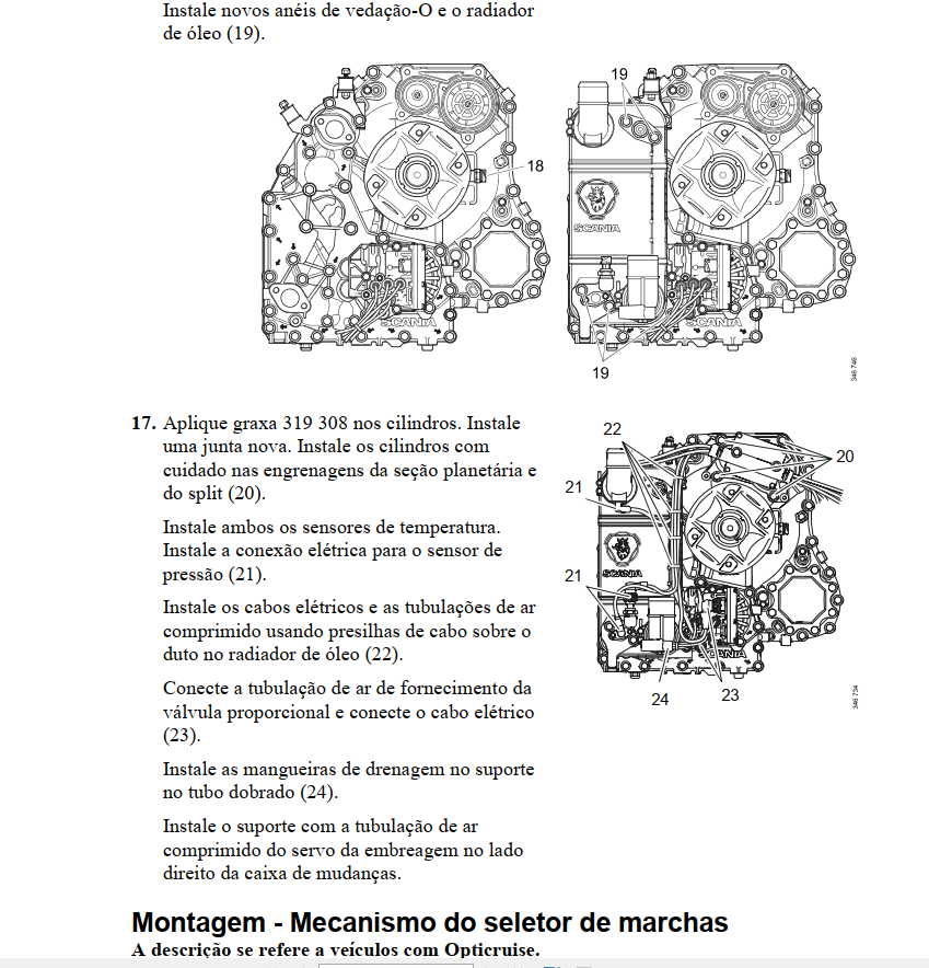 Manual de Serviço Câmbio Scania GR/S/O 875R — GRS895 — GRS905 — GRS925 — GRS926R | Caixa de Câmbio Scania