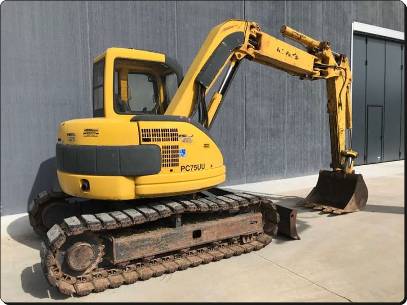 MANUAL DE SERVIÇO KOMATSU - PC75UU-2 - EXCAVADOR HIDRAULICO