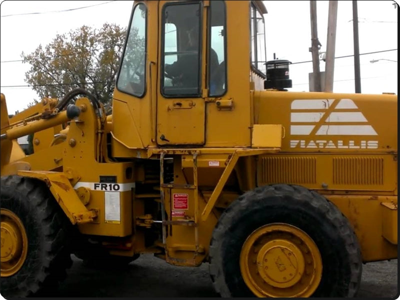 catalago de pecas retroescavadeira FR10 fiat allis