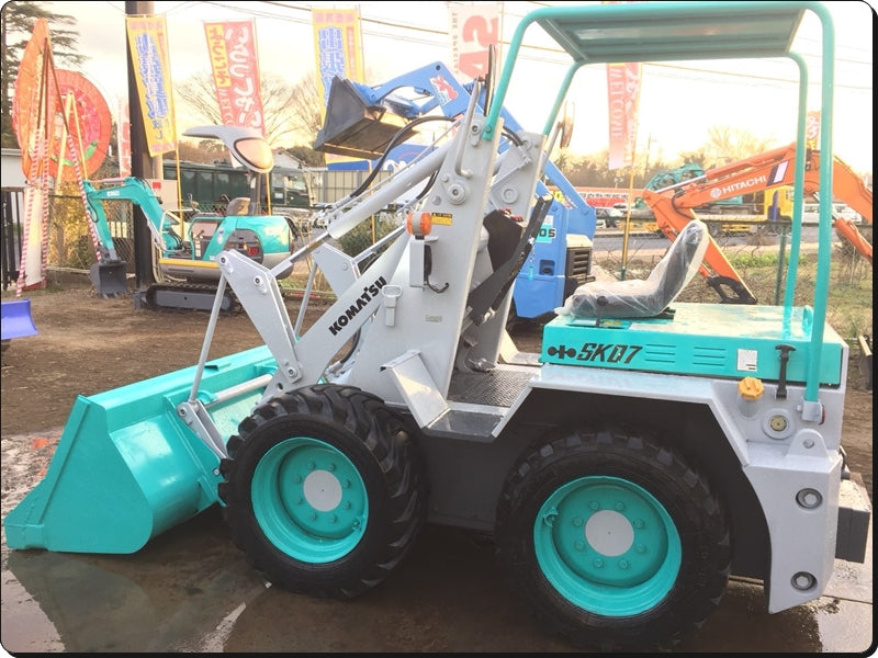 Catálogo de pecas Komatsu - SK07-3 - Minicarregadeiras