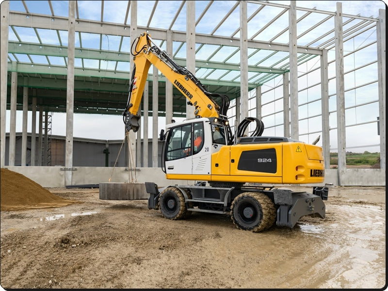 Manual De Servico LIEBHERR - A924 Rail Litronic F.D\LH - Excavador Hidraulico