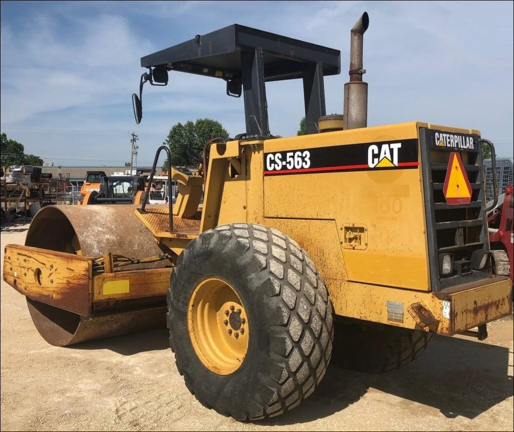 Manual de Serviço CATERPILLAR - CS-563 - Rolo Compactador Vibratório (Inglês) PDF