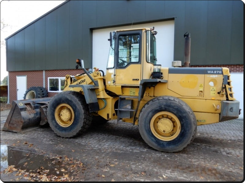 Catálogo de pecas Komatsu - WA270PT-3 Active - Ca. De Rodas