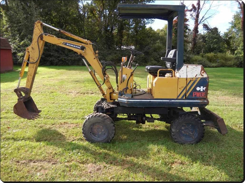 Catálogo de pecas Komatsu - PW05-1 - Escavadeira De Rodas