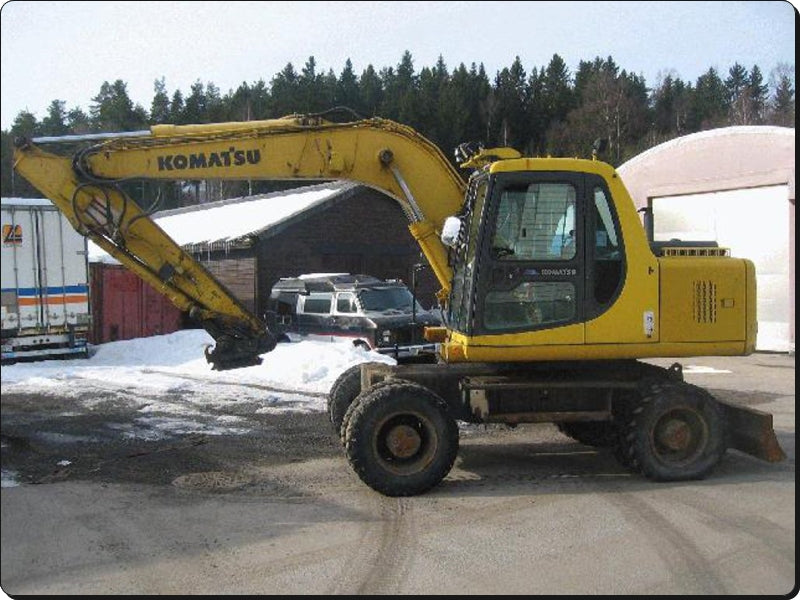 Catálogo de pecas Komatsu - PW130-7K - Escavadeira De Rodas