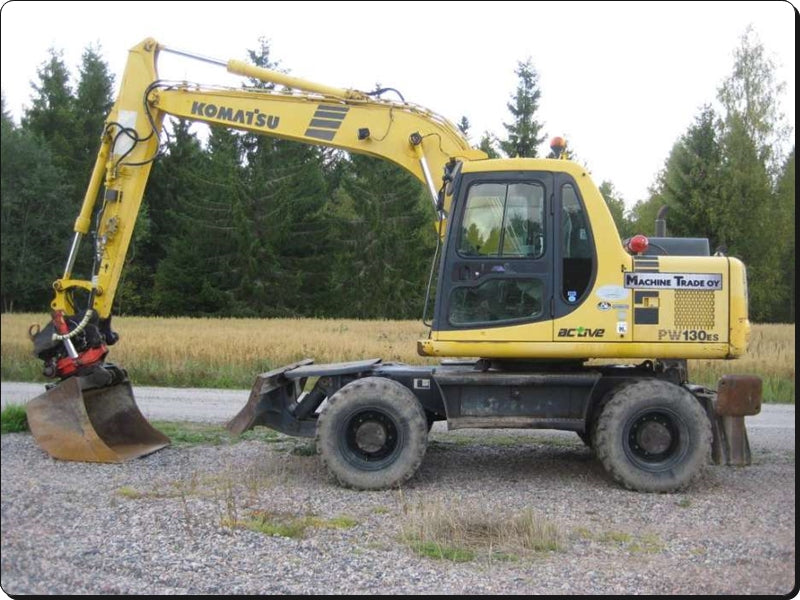 Catálogo de pecas Komatsu - PW130ES-7K Escavadeira De Rodas