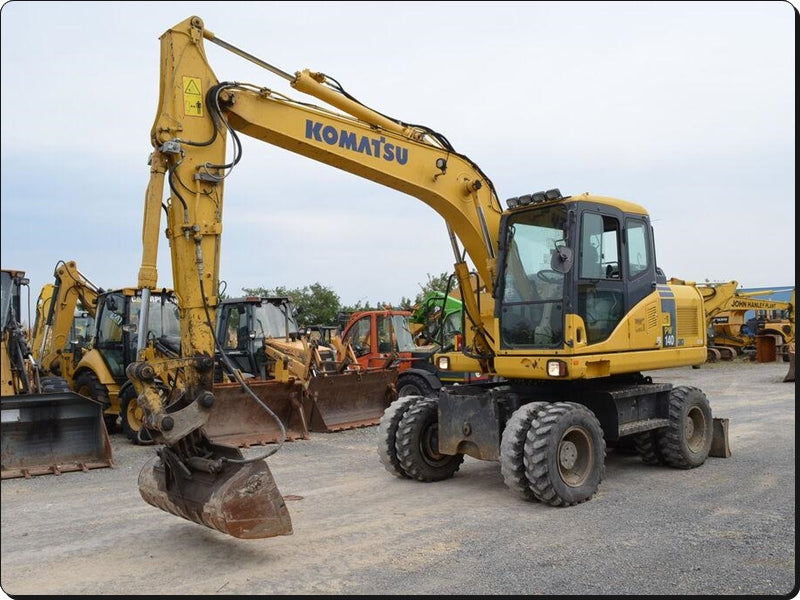 Catálogo de pecas Komatsu - PW140-7 Escavadeira De Rodas