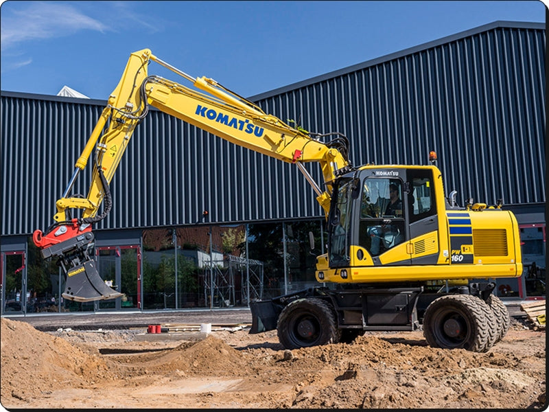Catálogo de pecas Komatsu - PW160-10 Escavadeira De Rodas
