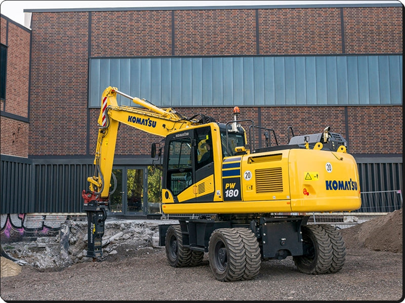 Catálogo de pecas Komatsu - PW180-10 - Escavadeira De Rodas