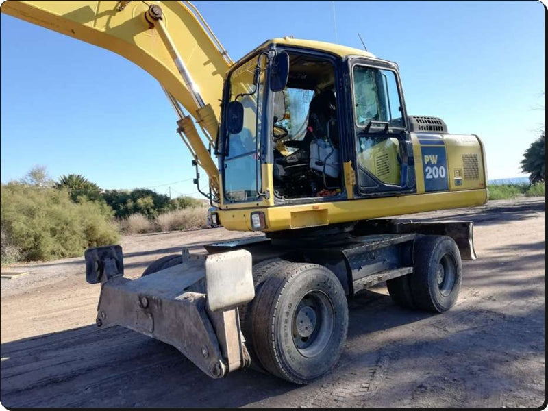 Catálogo de pecas Komatsu - PW200-7 - Escavadeira De Rodas