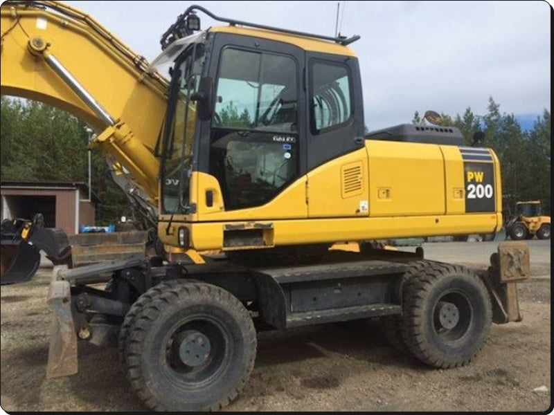 Catálogo de pecas Komatsu - PW200MH-7 - Escavadeira De Rodas
