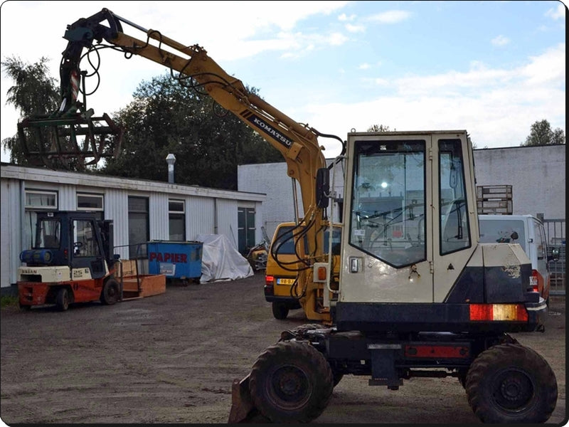 Catálogo de pecas Komatsu - PW30T-1 - Escavadeira De Rodas