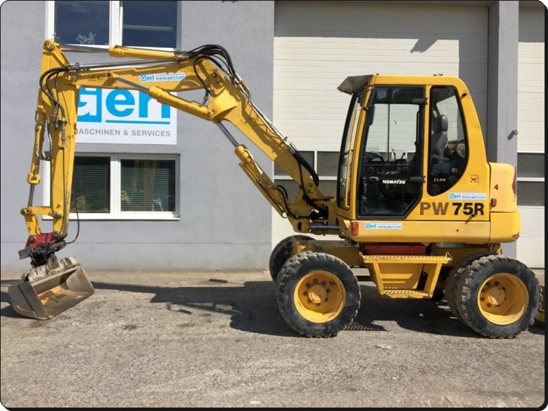 Catálogo de pecas Komatsu - PW75R-2 - Escavadeira De Rodas