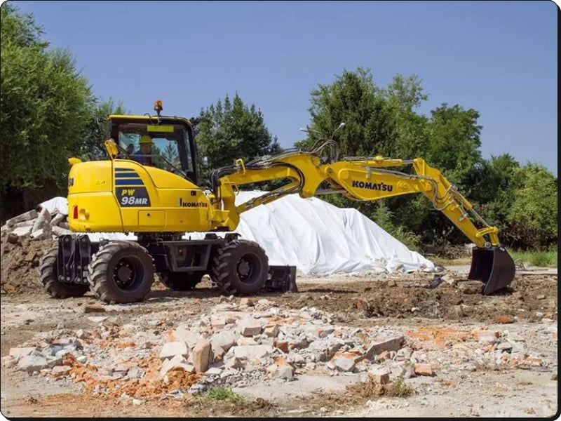 Catálogo de pecas Komatsu - PW98MR-10 - Escavadeira De Rodas