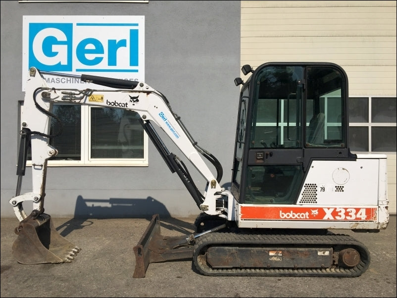 Manual De Serviço BOBCAT - X 331\X 331 E \X 334 - Escavadora