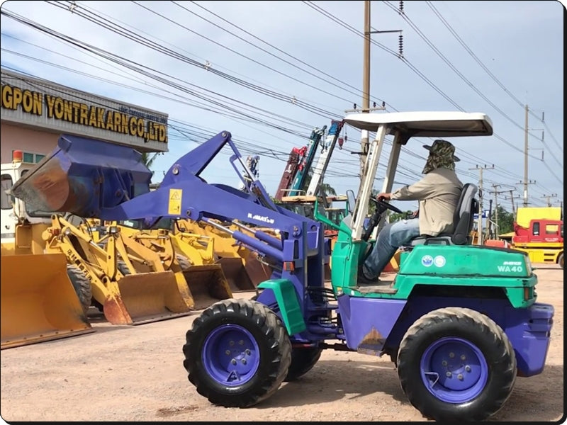 MANUAL DE SERVIÇO KOMATSU - WA40-1 - PA CARREGADEIRA