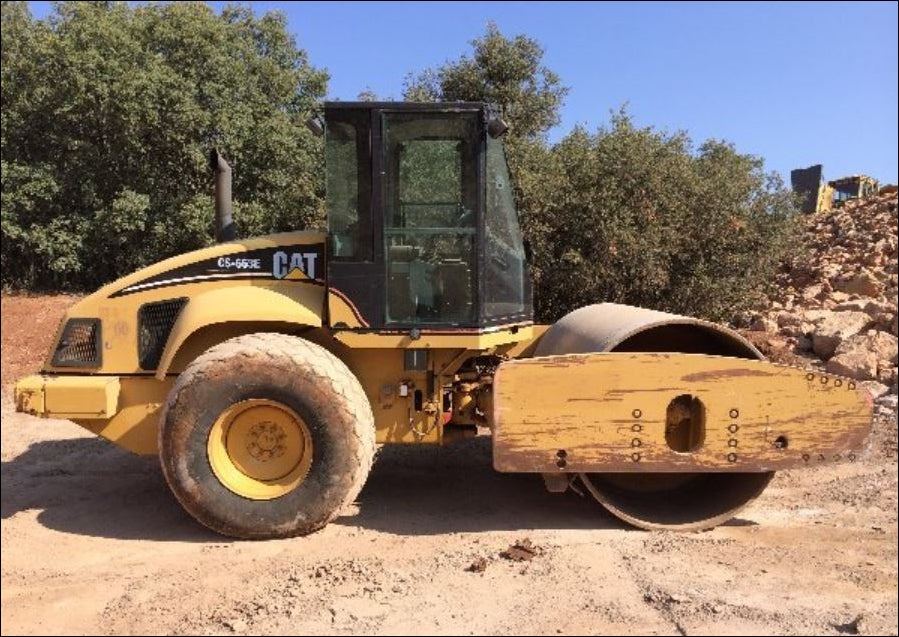 Manual de Serviço CATERPILLAR - CS-663 - Rolo Compactador Vibratório (Inglês) PDF