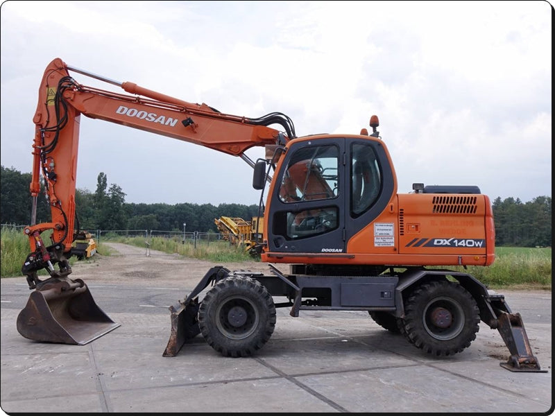 Manual De Operação E Manutenção DOOSAN - DX140W\DX160W - Escavador Hidráulico