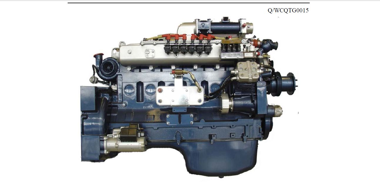 MANUAL DE MANUTENÇÃO MOTOR - WEICHAI Q/WCQTG0015