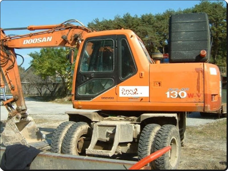 Manual De Serviço DOOSAN - SOLAR 130W-V - Escavador Hidráulico
