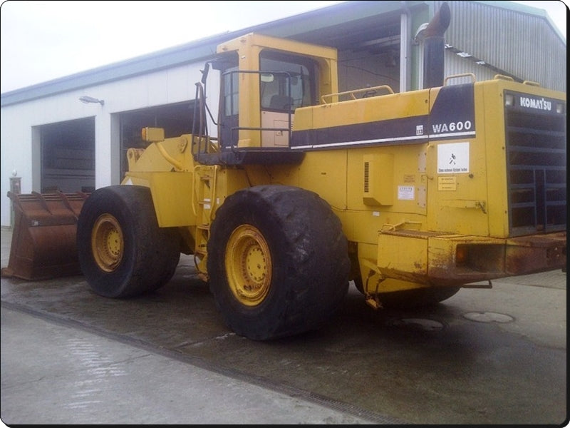 MANUAL DE SERVIÇO KOMATSU - WA600-1 - PA CARREGADEIRA