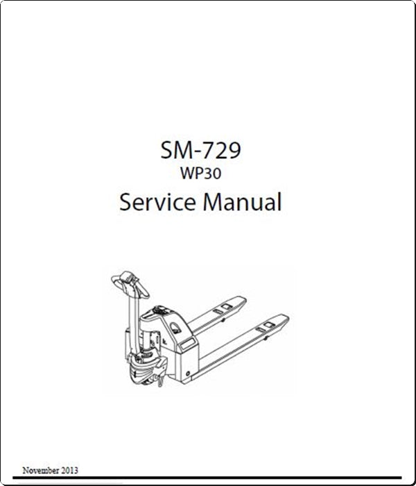 Manuais De Serviço CLARK - SM-729 - WP30 - Empilhadeira