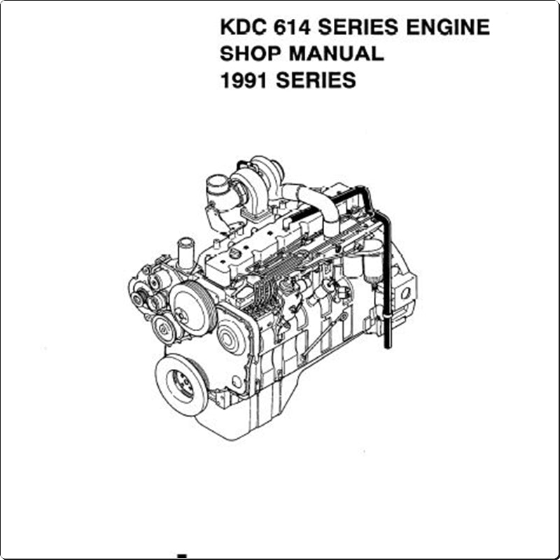 Manuais De Serviço KOMATSU - KDC 614 Series Engine
