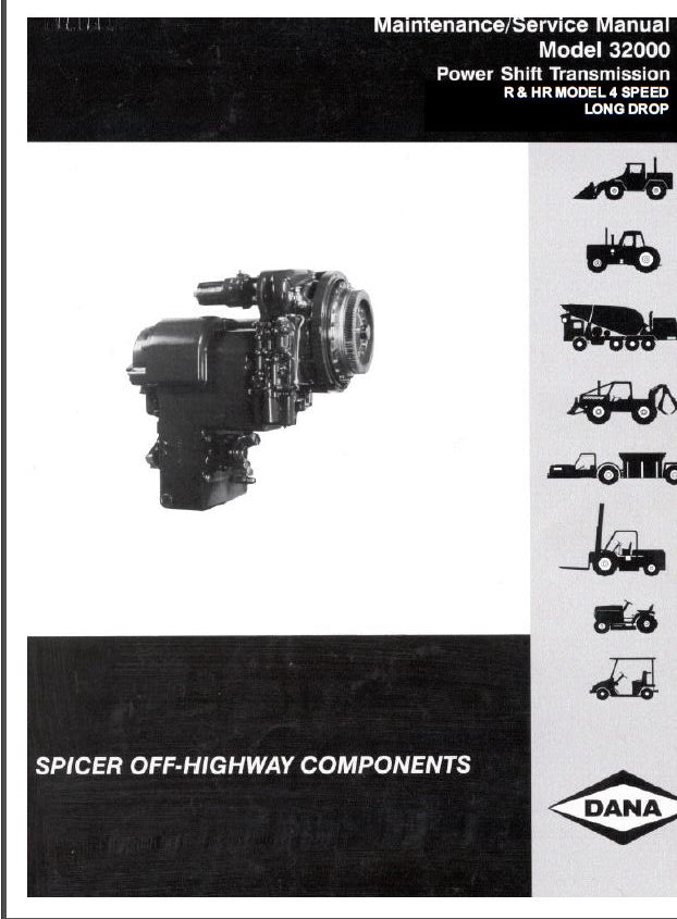 MANUAL DE SERVIÇO TRANSMISSÃO - R & HR32000 4 SPEED LD
