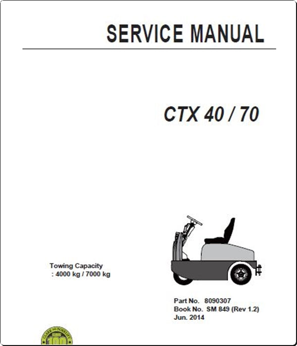 Manuais De Serviço CLARK - CTX 40\70 - Empilhadeira
