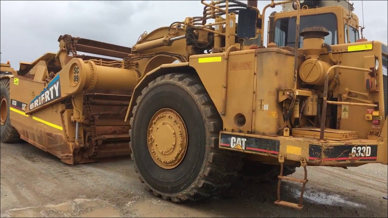 Manual de Serviço CATERPILLAR - 633D - Trator De Rodas (Inglês) PDF