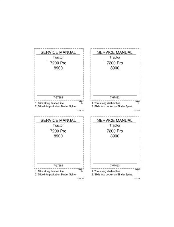 Manual de Serviço Case IH Magnum 8900 e 7200 Pro