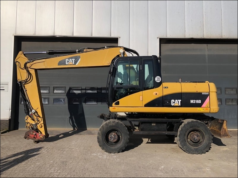 CATALOGO DE PEÇAS CATERPILLAR - M316D - ESCAVADEIRA DE RODAS EM PDF