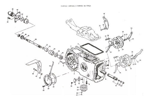 Catálogo Peças Tratores Massey Ferguson Mf 55x
