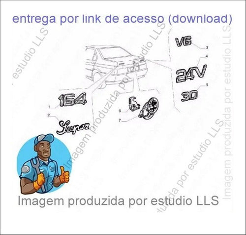 2 Catálogos De Peças Alfa Romeo 164 3.0 12v + 164 3.0 24v