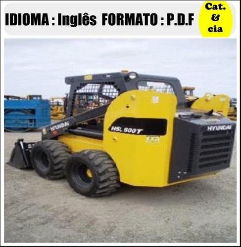 Catalogo De Pecas Mini Carregadeira Hyundai - Hsl800t - (ing