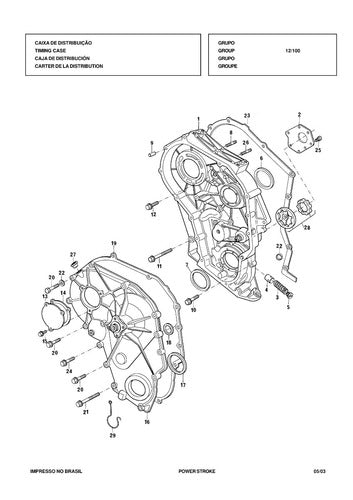 Catalogo De Peças Motor Power Stroke 2.8l -