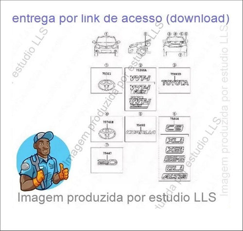 Catálogo Peças Toyota Corolla Xli Xei Seg Altis 2008 - 201