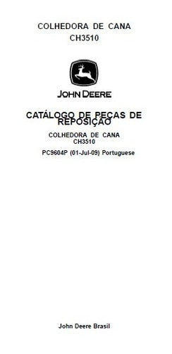 Catálogo De Peças John Deere Colhedora De Cana Ch3510